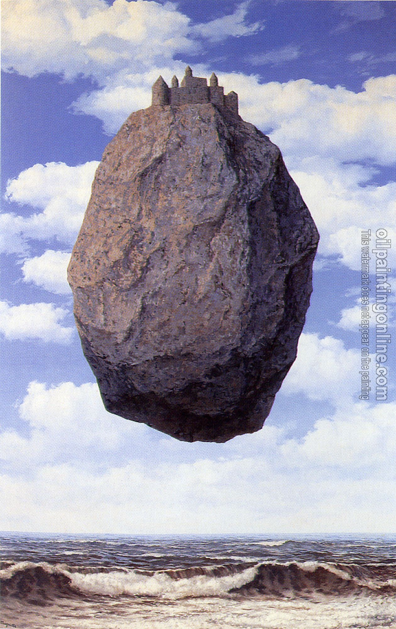 Magritte, Rene - abstract oil painting